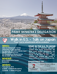 Walk in U.S., Talk on Japan