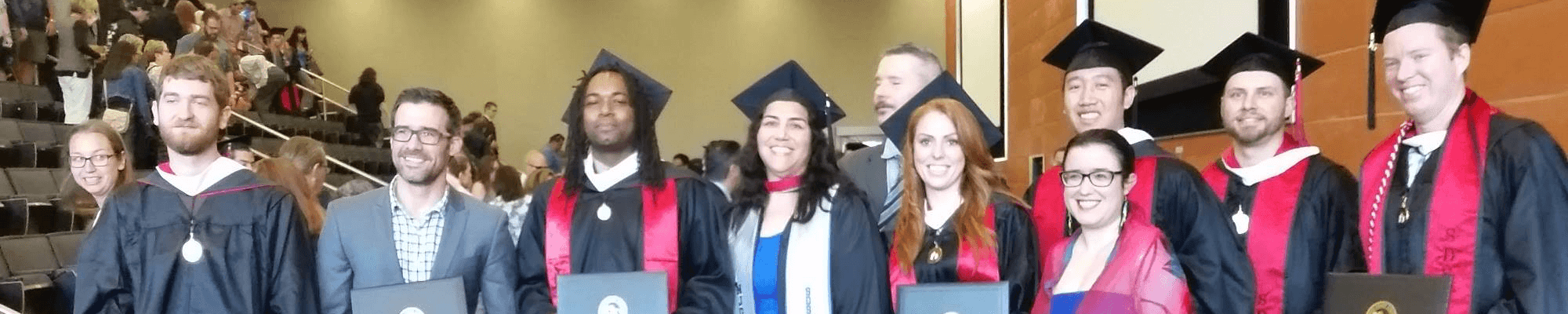 Students at Commencement